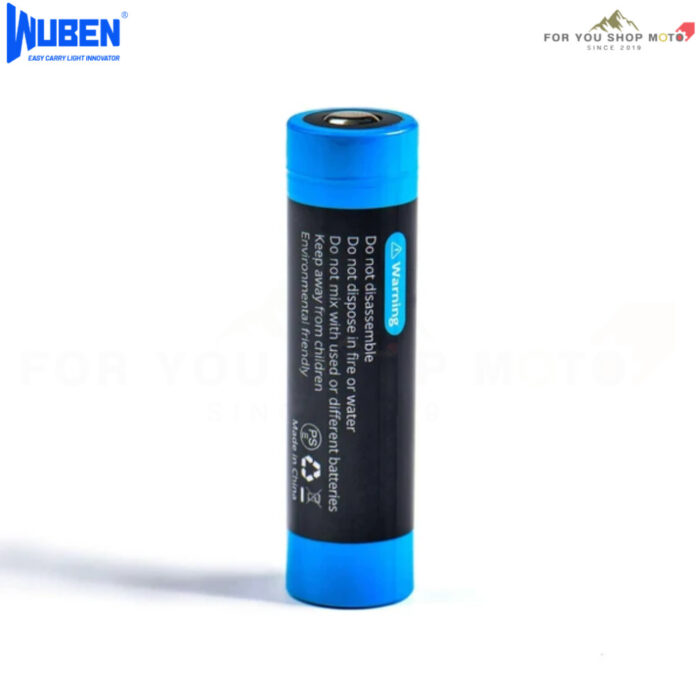 WUBEN ABE2600C ถ่านชาร์จ 18650 2600mAh 3.7V Li-ion Rechargeable พร้อมวงจรป้องกัน Protected Battery สำหรับไฟฉายและอุปกรณ์