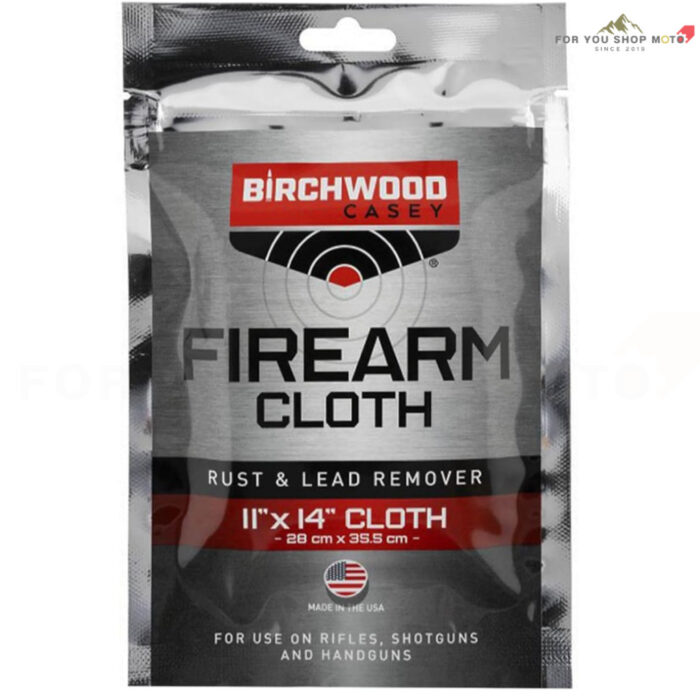ผ้าเช็ดขจัดคราบตะกั่วและสนิม Birchwood Casey Rust & Lead Remover Cloth (ขนาด 11" x 14") สินค้าแท้ USA