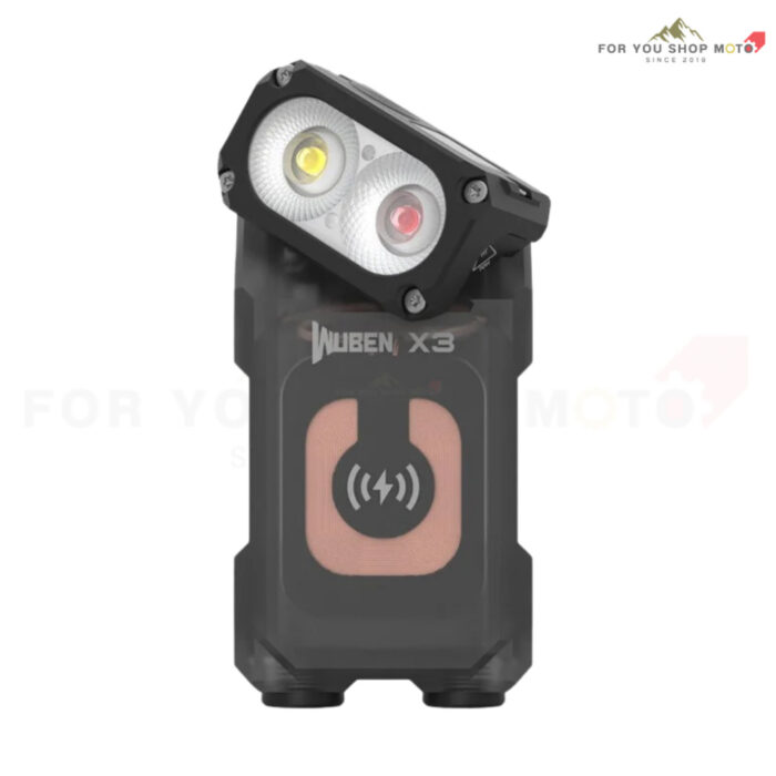 th-11134207-81zto-mrt1kqj7162vec.jpg WUBEN Lightok X3 Owl ไฟฉาย EDC พกพา 700 Lumens ไฟขาว+ไฟแดง หัวหมุน 180° ชาร์จไร้สาย ฐานแม่เหล็ก