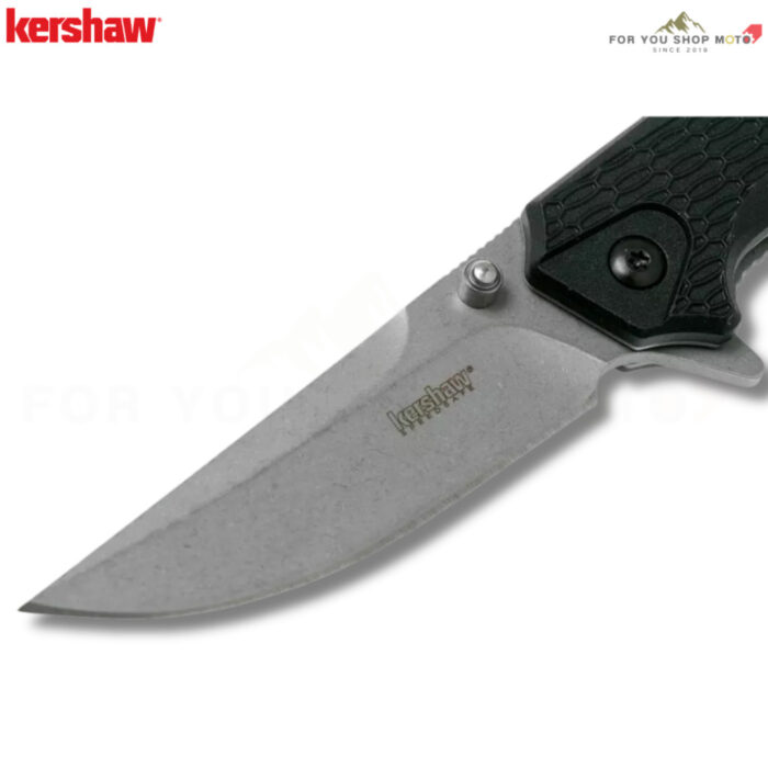 มีดพับ Kershaw Coilover 1348 ใบมีด 8Cr13MoV 3นิ้ว Stonewash ด้าม FRN สีดำ ระบบ Assisted Opening EDC ของแท้ 100%