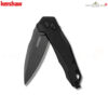 Kershaw 2041 Monitor DuraLock KVT Flipper มีดพับ EDC ใบมีด D2 Black Oxide 3 นิ้ว ด้าม GFN สีดำ ของแท้