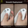 [New] มีดพับ CIVIVI Vyrent ใบมีด Nitro-X7 / Damascus 3.48 นิ้ว ด้าม G10 / Micarta รุ่นใหม่ Flipper & Thumb Stud C25037