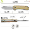 [New] มีดพับ CIVIVI Elementum ใบมีด Nitro-V 2.96 นิ้ว ด้ามใส Lexan / เหลือง Ultem ระบบ Liner Lock Flipper EDC C18062AM