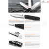 มีดพับมัลติทูล RUIKE Trekker LD51-B Multi-Tool 23 ฟังก์ชั่น ใบมีด 12C27 ด้าม G-10 สีดำ แท้ 100%
