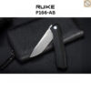 มีดพับ Ruike P166-AB ใบมีด Tanto 3.62นิ้ว เหล็ก 14C28N ด้าม Aluminum สีดำ Liner Lock Flipper Knife EDC