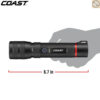 COAST G60R 2ชิ้น/แพ็ค ไฟฉายแรงสูง 1000 Lumens ชาร์จ USB-C กันน้ำ IP67 ปรับซูมได้ LED Flashlight