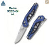 มีดพับ SRM Mecha 9225 ใบมีด D2 3.27นิ้ว ด้าม G10 ระบบ Crossbar Lock มีด EDC และ Outdoor