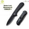 มีดพับ CIVIVI Button Lock Elementum II ใบมีด Nitro-V / Damascus 2.96นิ้ว ด้าม G10/Ultem/CarbonFiber/Aluminum (C18062P)
