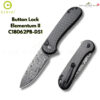 มีดพับ CIVIVI Button Lock Elementum II ใบมีด Nitro-V / Damascus 2.96นิ้ว ด้าม G10/Ultem/CarbonFiber/Aluminum (C18062P)