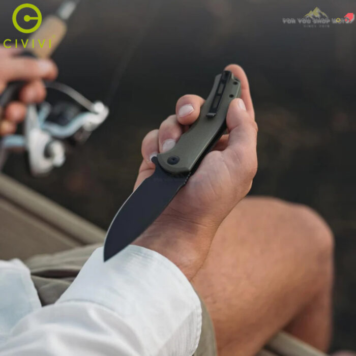 มีดพับ CIVIVI Praxis ใบมีด 9Cr18MoV 3.75 นิ้ว ด้าม G10 / Micarta / ไม้ / Carbon Fiber Resin / Ultem ระบบ Liner Lock EDC