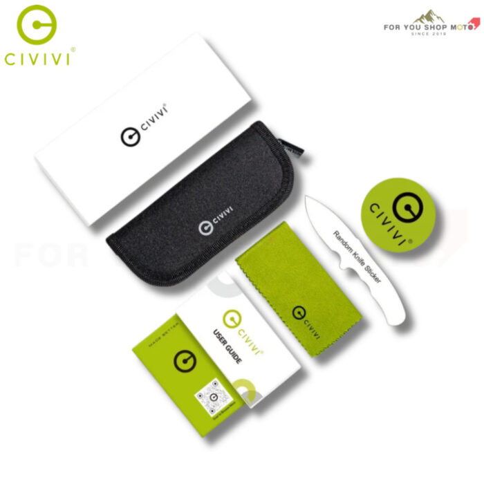 มีดพับ CIVIVI Baby Banter Slip Joint ใบมีด Nitro-V 2.34 นิ้ว ด้าม G10 / ไม้ Guibourtia Thumb Stud มีด EDC