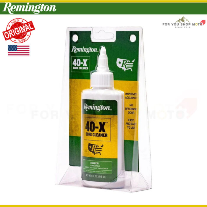 [ของแท้] Remington 40-X Bore Cleaner น้ำยาล้างลำกล้องปืน ขัดคราบเขม่า เงางามไร้รอย (ขนาด 4 oz / 118 ml)
