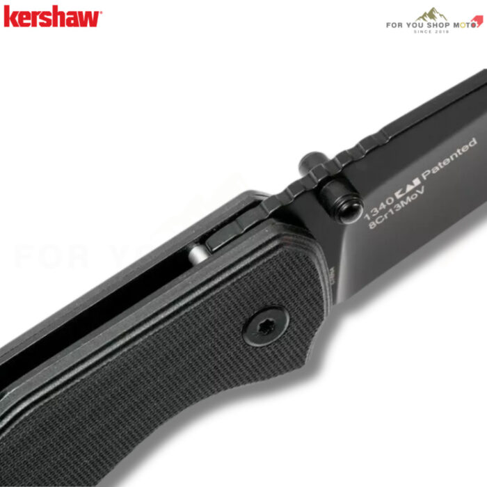 มีดพับ Kershaw Rim 1340 ใบมีด 8Cr13MoV 3นิ้ว ด้าม GFN ระบบ SpeedSafe Liner Lock สีดำ ของแท้ 100%