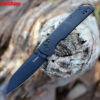 Kershaw 2038RBLK Iridium DuraLock KVT มีดพับ EDC ใบมีด D2 Black Oxide Reverse Tanto 3.4 นิ้ว ด้ามอลูมิเนียมดำ ของแท้