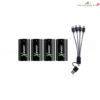 ถ่านชาร์จ COAST ZITHION-X CR123 3V (1100mAh) ชาร์จ USB-C ในตัว แพ็ก 2 ก้อน แท้ 100%