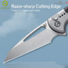 th-11134207-81ztp-msjrvya5lx4w36.jpg มีดพับ CIVIVI Sentinel Strike Flipper EDC ใบมีด K110 / Damascus 3.7 นิ้ว ด้าม Aluminum & FRN ระบบ Button Lock