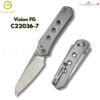 มีดพับ CIVIVI Vision FG EDC ใบมีด Nitro-V / Damascus 3.54 นิ้ว ด้าม G10 / Micarta / Ultem / Lexan Thumb Stud & Superlock