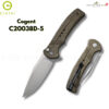 มีดพับ CIVIVI Cogent ใบ 14C28N / Damascus 3.47 นิ้ว ด้าม Micarta / G10 ระบบ Button Lock Flipper แท้ 100% EDC C20038