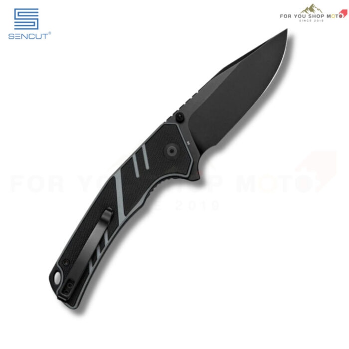 [New] มีดพับ SENCUT Quirk EDC ใบมีด D2 3.41 นิ้ว ด้าม G10 ระบบ Liner Lock Flipper & Thumb Stud รุ่น S25099