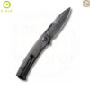 มีดพับ CIVIVI Caetus C21025C-DS1 ใบมีด Damascus 3.48นิ้ว ด้าม Carbon Fiber ระบบ Liner Lock Flipper Knife (Discontinued)