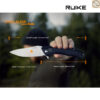 มีดพับ RUIKE D198-PB ใบมีด 8Cr13MoV ขนาด 3.86 นิ้ว ด้าม PA66 เสริมไฟเบอร์ ระบบ Liner Lock พร้อมคลิปพกพา Folding Knife