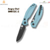BESTECHMAN Angry Owl (BMK12 Series) - มีดพับ EDC ใบมีด 3.25" เหล็ก D2 ระบบ Button Liner Lock ด้าม G10 ดีไซน์ดุดัน