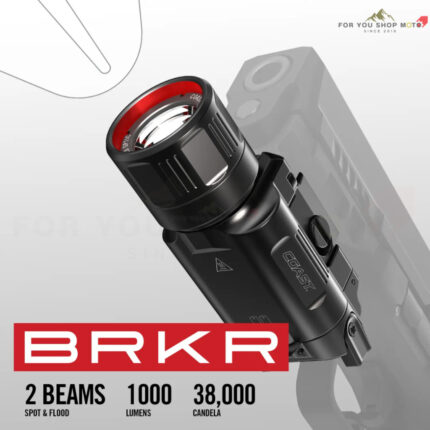 COAST PTX65R Pistol Light ไฟฉายติดปืนพก 1000 Lumens / 38,000 Candela (รองรับราง Picatinny / Universal) ชาร์จได้ ปรับลำแส