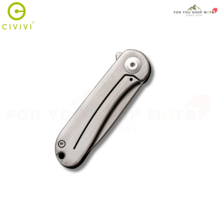 มีดพับ CIVIVI Mini Elementum ใบมีด Sandvik 14C28N 1.83 นิ้ว ด้าม Brass / Copper ระบบ Frame Lock มีดจิ๋ว มีดพับ EDC เล็ก