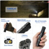 ไฟฉาย WUBEN X5 3-in-1 1300 Lumens แสงขาว + UV 365nm + เลเซอร์เขียว บอดี้แบนทรง EDC แบตชาร์จได้/รองรับ AAA กันน้ำ IP65