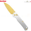 Kershaw 6105RAWGLD Bel Air มีดพับ CPM-MagnaCut ใบทอง Reverse Tanto 3.10นิ้ว ด้าม Raw Aluminum (Made in USA)
