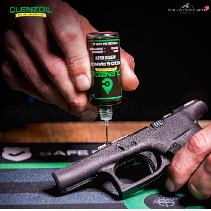 น้ำมันดูแลปืน Clenzoil Field & Range CLP Needle Oiler (1 oz / 30 ml) หัวเข็มแม่นยำ ล้าง หล่อลื่น กันสนิม Gunoil