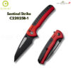 th-11134207-81ztq-msjrxp0jlg5j9a.jpg มีดพับ CIVIVI Sentinel Strike Flipper EDC ใบมีด K110 / Damascus 3.7 นิ้ว ด้าม Aluminum & FRN ระบบ Button Lock