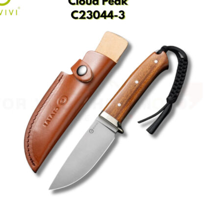 th-11134207-81ztq-msjt7ibrmm16b2-2.jpg มีดพก CIVIVI Cloud Peak Fixed Blade มีดใบตาย ใบมีด Nitro-V 4.6 นิ้ว ด้ามไม้ Guibourtia Wood พร้อมปลอกหนัง รุ่น C23044-3