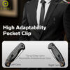 มีดพับ CIVIVI Stormhowl EDC ใบมีด Nitro-V 3.3 นิ้ว ด้าม Aluminum ระบบ Flipper & Button Lock รุ่น C23040B-1