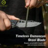 มีดพับ CIVIVI Biophase EDC ใบมีด Damascus 3.48 นิ้ว ด้าม Aluminum ระบบ Button Lock Flipper รุ่น C23083-DS1
