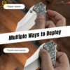 [New] มีดพับ CIVIVI Pentad ใบมีด Nitro-V / Damascus 3.48 นิ้ว ด้าม G10 / Micarta รุ่นใหม่ Flipper & Thumb Stud C24068