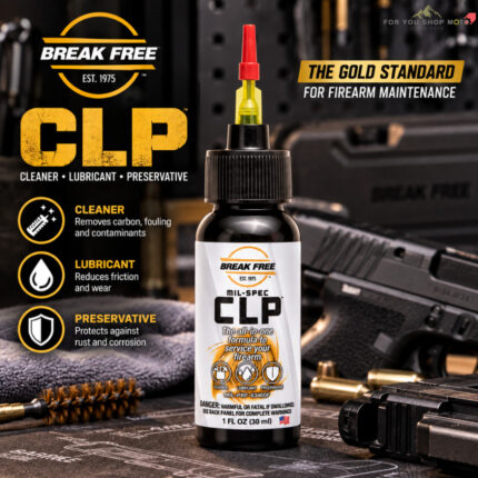 BREAK FREE CLP 1 oz น้ำยาทำความสะอาด หล่อลื่น และป้องกันสนิม แบบหัวเข็ม Needle Applicator ของแท้ USA 100%