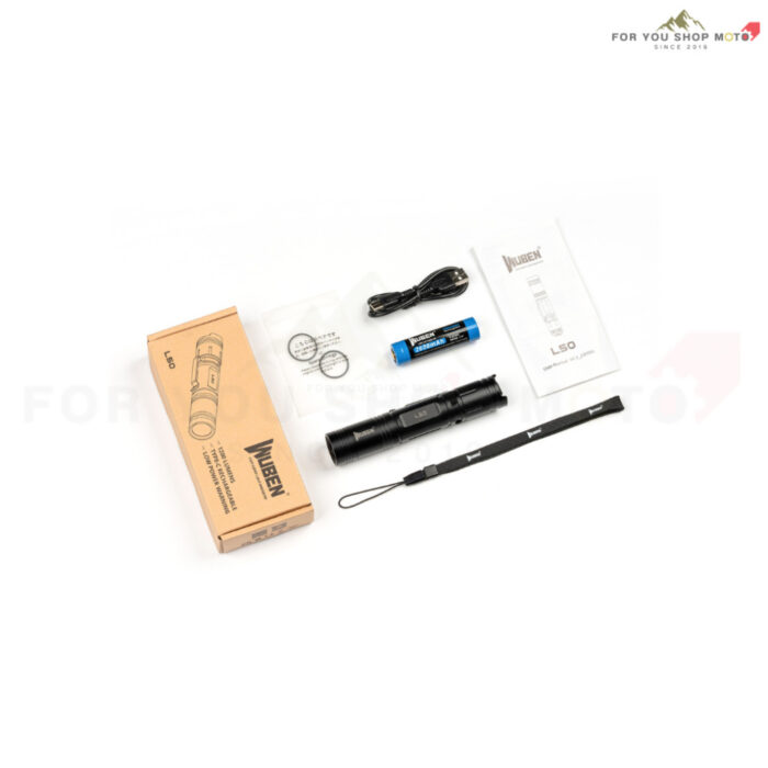 th-11134207-81ztq-msvyc308ds750d.jpg Wuben L50 ไฟฉาย Tactical EDC 1,200 Lumens หลอด OSRAM P9 แบตเตอรี่ 18650 ชาร์จ USB กันน้ำ IP68 ส่องไกล 200m