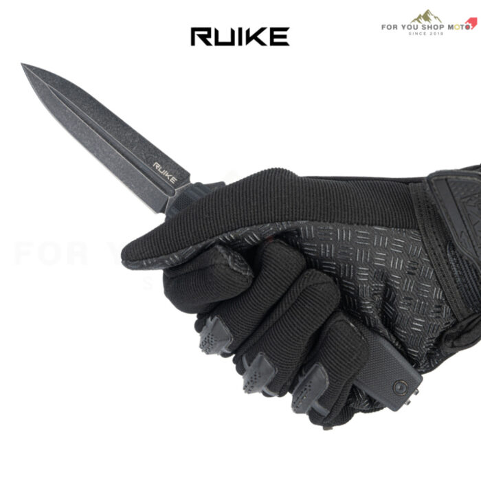 มีดพับ Ruike Knife P188-B Flipper Folding Knife ใบมีด D2 3.58" ด้าม Black G10 ของแท้ 100%